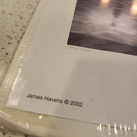 Vintage Print 346/500 Signed James Havens Captain Cook Inlet 13.5x16" Nautical - Picture 2 of 9